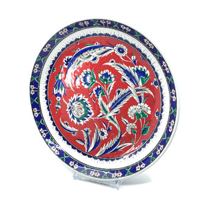 Iznik Plate Palmette and Carnation