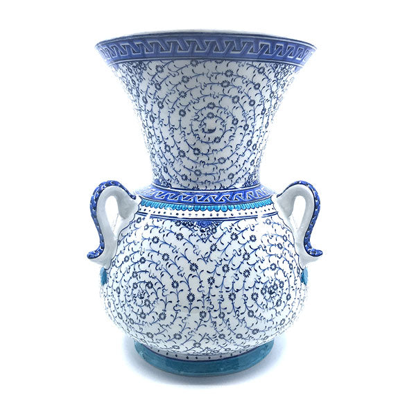 Golden horn design Iznik mosque lamp