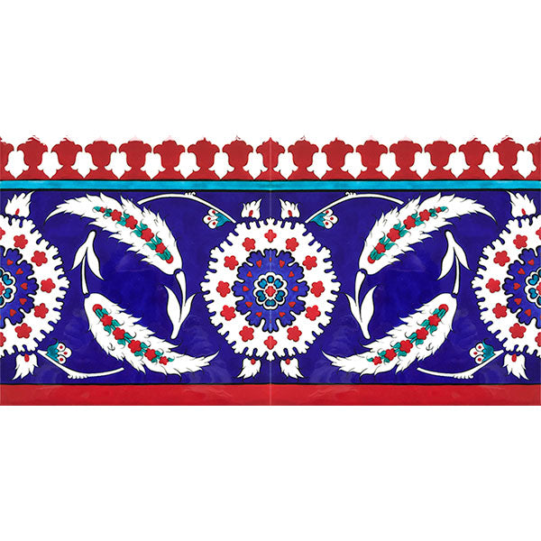 Iznik Tile Composite Flowers