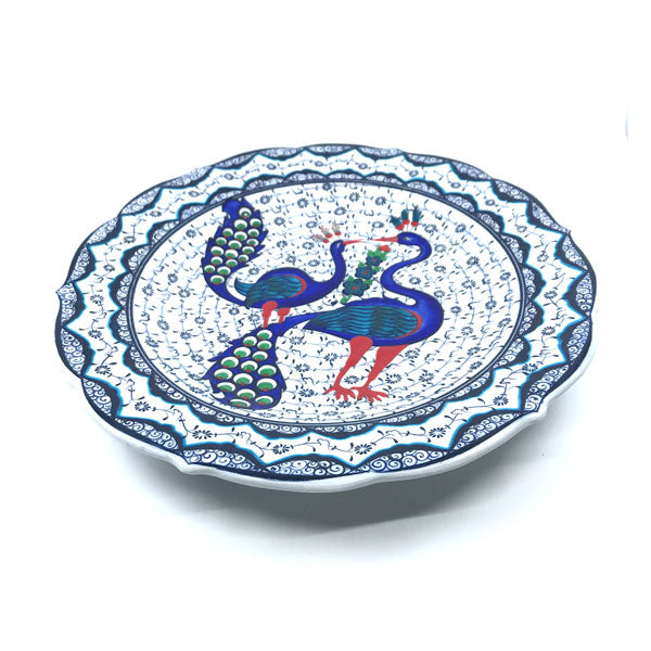 peacock design iznik plate