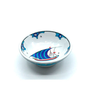 Iznik bowl with ship design