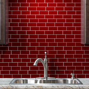 Bordure Tile Coral Red