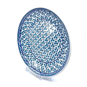Iznik deep plate with chintamani pattern from Sadberk Hanım Museum