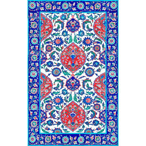 iznik tiles in selimiye mosque