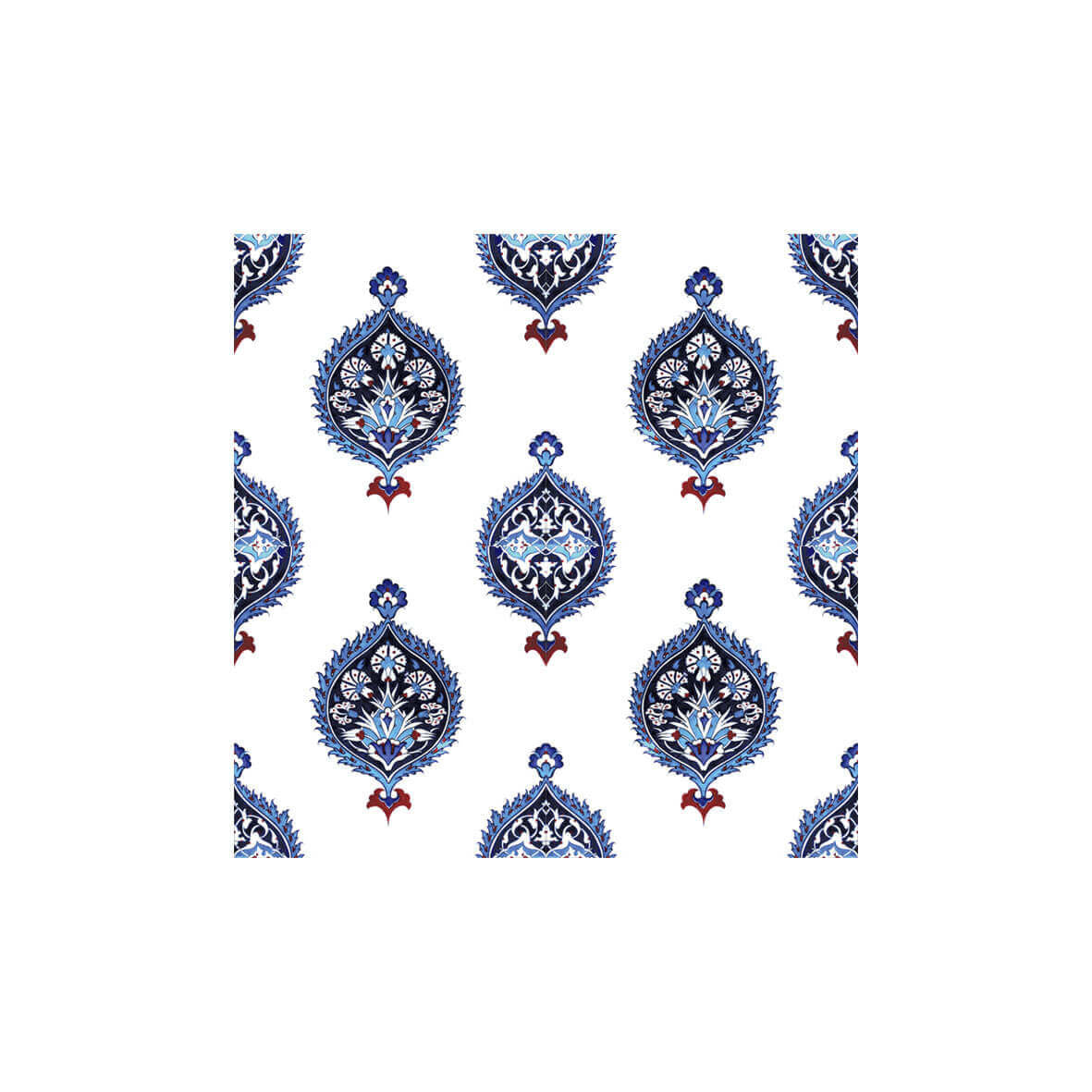 Iznik Tile  Carnation Design
