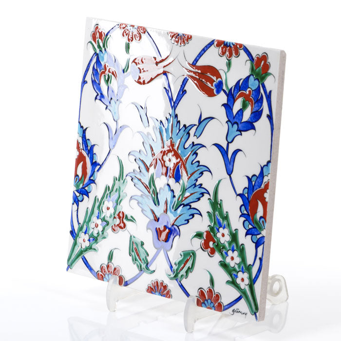 Iznik Tile Tulip Design