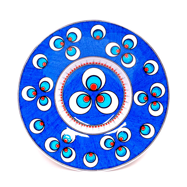 Chintamani Design Iznik Pottery Plate