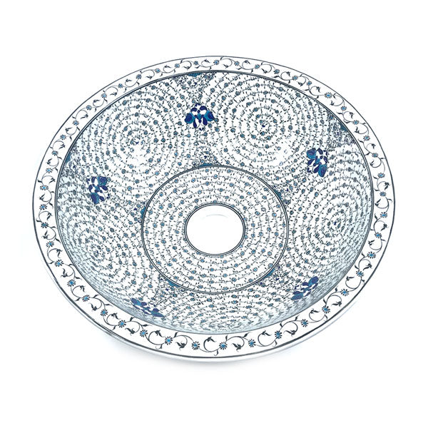 Turkish Ceramic Sink Golden Horn Design