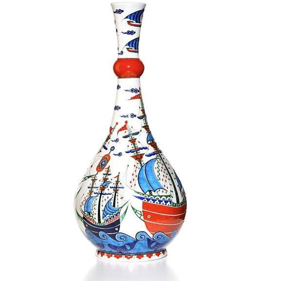 Vase - Iznik Vase | Majestic Galleon Design